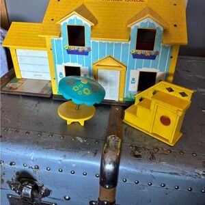Vintage Fisher-Price Play Family House.